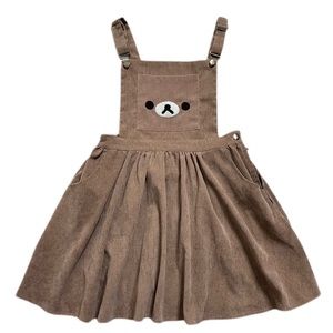 Animal Crossing Brown Bear Jumper Dress M